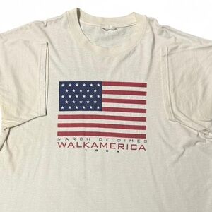 1998 VINTAGE WALK OF DIMES ANERICA TEE XL